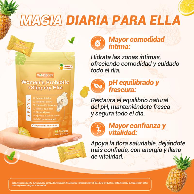 Gomitas probióticas femenina